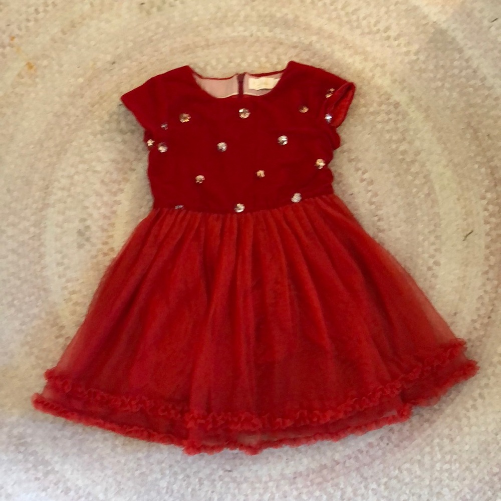 4-5y Mini Boden Holiday Christmas Dress